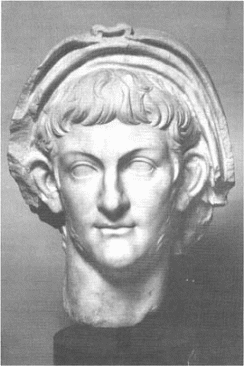 Bust of the young Nero (Corinth Excavations, American School of Classical Studies; I. Ioannido and L. Bartziotou, photographers)
